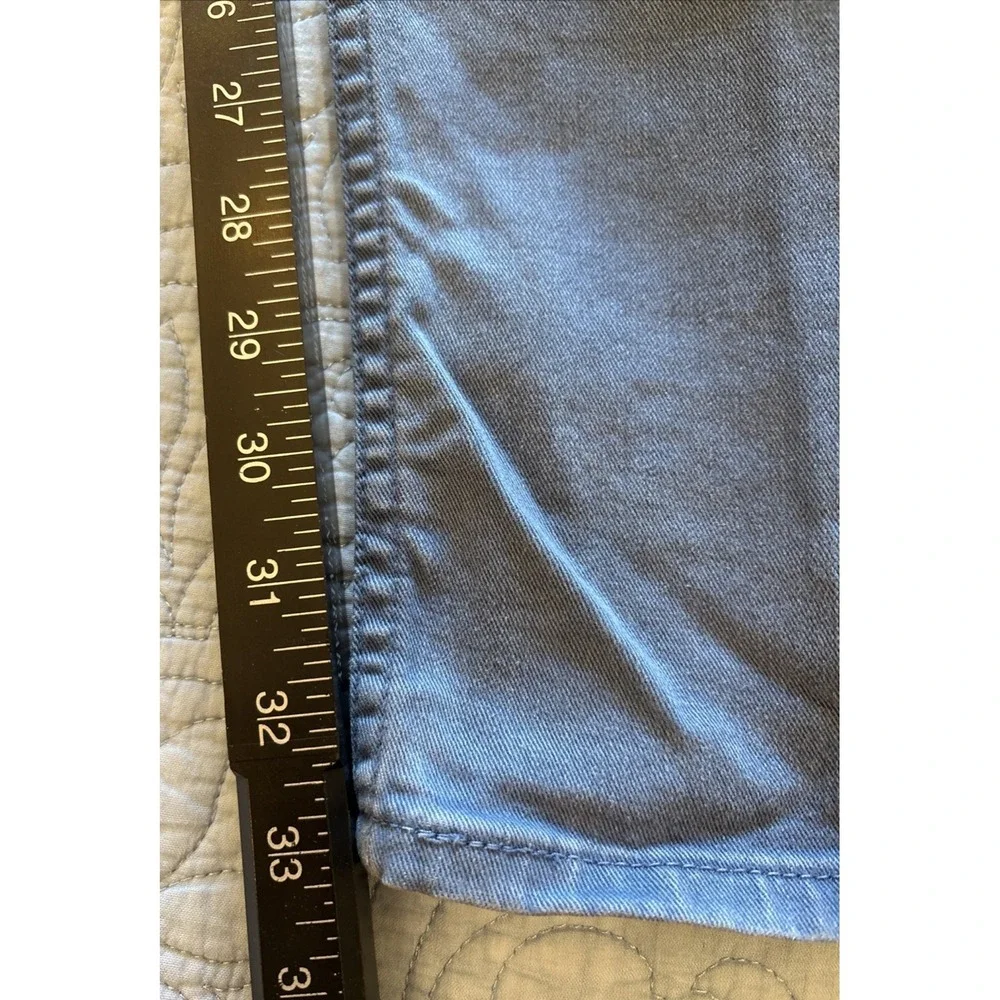 Levi's Men's 504 36W x 34L Regular Straight Fit Jean Blue Preppy Stretch